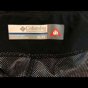 Columbia Black Long Johns